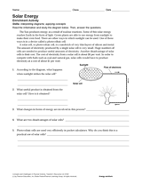 Activity: Solar Energy